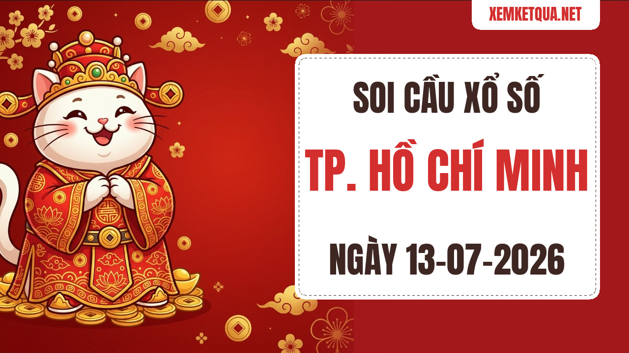 Soi cầu XSKT TP. Hồ Chí Minh chuẩn xác ngày 13/07/2026 — Bạch thủ lô 30