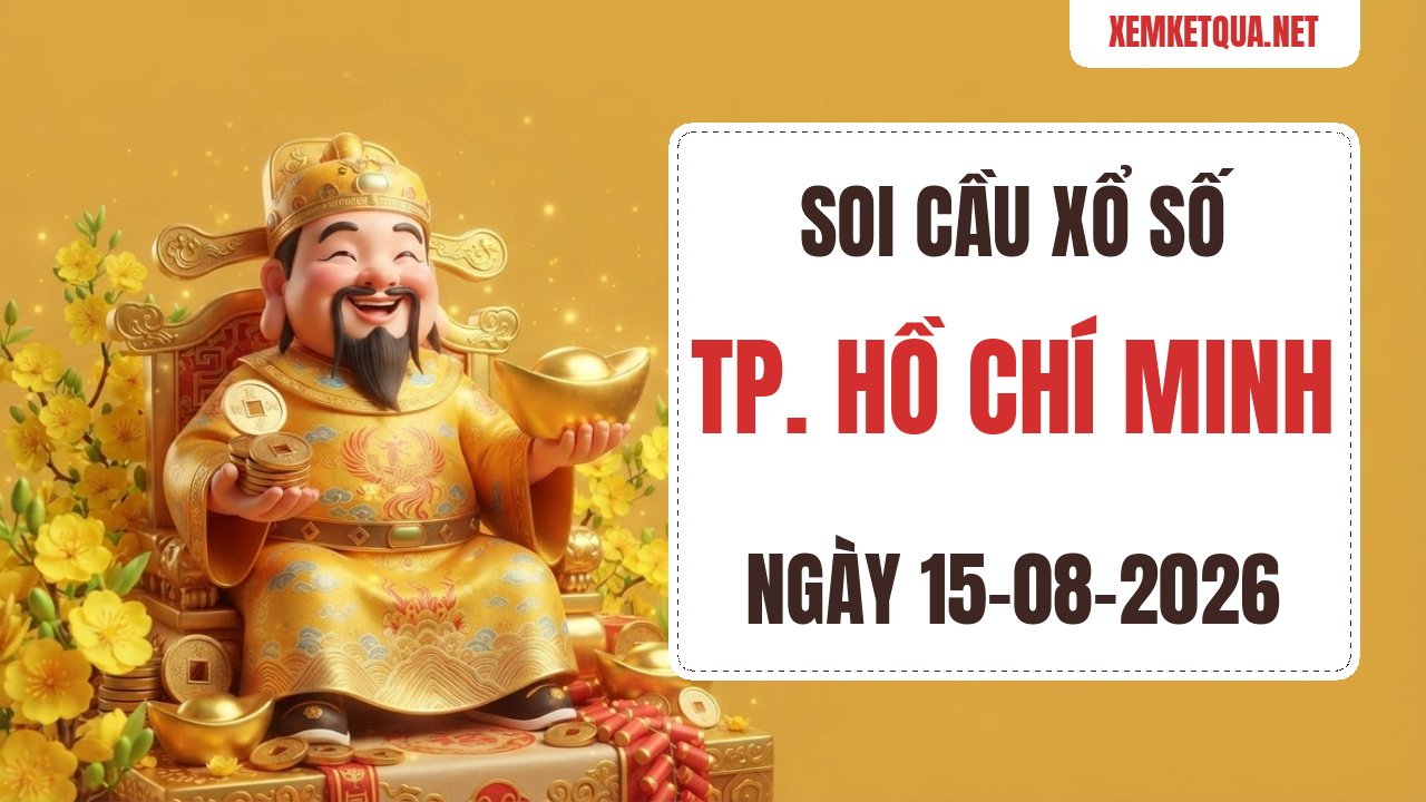 Soi cầu XSKT TP. Hồ Chí Minh chuẩn xác ngày 15/08/2026 — Bạch thủ lô 64