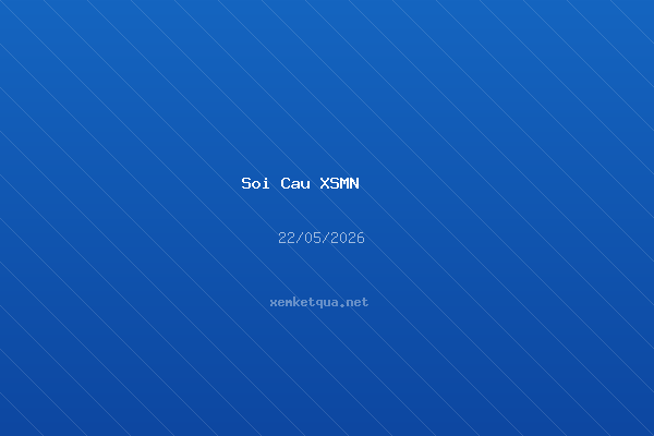 Soi cầu XSKT Trà Vinh chuẩn xác ngày 22/05/2026 — Bạch thủ lô 98