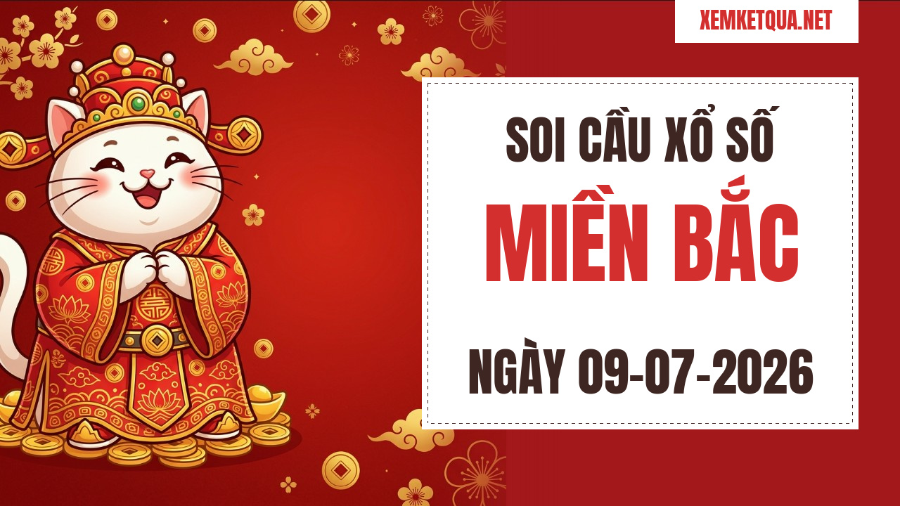 Soi cầu XSMB chuẩn xác ngày 09/07/2026 — Bạch thủ lô 60